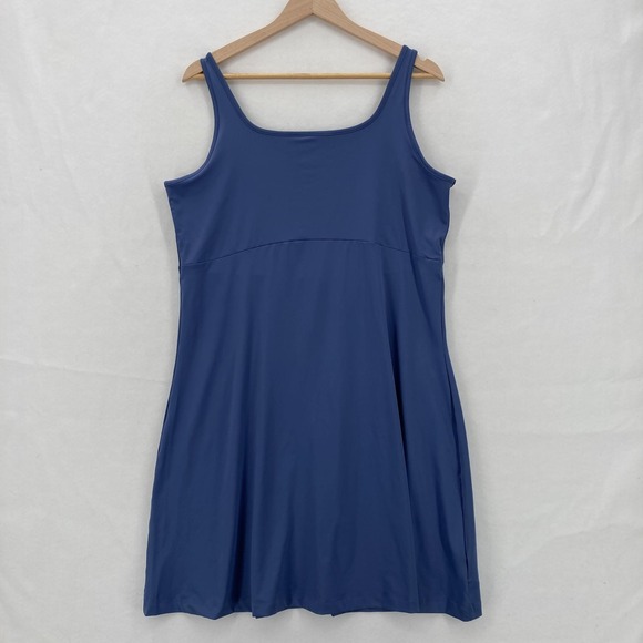 Columbia PFG Freezer III Dress Womens XL Blue Sleeveless Stretch Outdoor Fishing - Picture 1 of 11